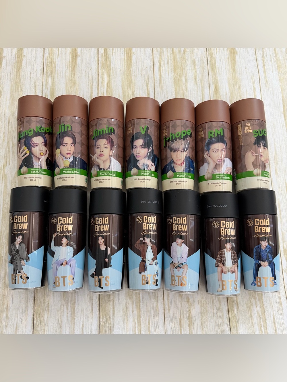 HY Hot Brew & Cold Brew BTS Bottles